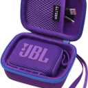 LTGEM Case Compatible with JBL Go 4 and JBL Go 3 and JBL Go 3 Eco Ultra-Portable Waterproof Speaker, Purple
