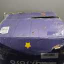 MAXYOYO Folding Sofa Bed, Convertible Sofa Bed with High-Density Support Foam, Portable 4 in 1 Fold Out Chair to Floor Lounger, Versatile Floor Couch for Living Room Bedroom, Orange (Large)