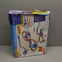 Hot Wheels Toy Car Track Set, Deluxe Building Box with Motorized Booster, 1:64 Scale Vehicle, Speed Snap Track, Boosted Jump Speedway