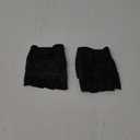 Milwaukee Leather SH216 Men's Black Leather Gel Padded Palm Fingerless Motorcycle Hand Gloves W/Breathable Open Knuckle, (Large)