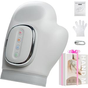 2026 NEW Smart Hand Massager with Heat and Compression 3 Modes, 5 Intensities, Wireless Air Pressure for Arthritis & Hand Pain Relief Portable for Home, Office, Travel Ideal Wellness Gift