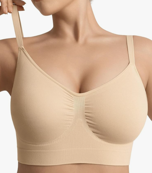 Bralettes for Women with Support Comfortable Bras No Underwire Seamless Everyday Bras