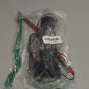 Rossesay Boat Stern Light Set White LED Marine Anchor Light with Base, 2 Pcs Red and Green Navigation Lights LED Anchor 3nm 360° Fold Down Stern Lights for Pontoon, Fishing, Bass 12-24v(9 Inch)