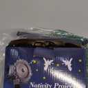 Tuanse Christmas Nativity Outdoor Projector Rotating Nativity Scene Projector Light LED Flood Light Holiday with Stars for Christmas Windows Party Garden Landscape Decoration