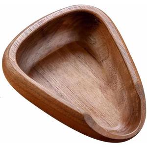 1PC Coffee Bean Weighing Tray Coffee Bean Bowl Vintage Loose Tea Leaf Tray Wooden Coffee Bean Measuring Cup Decorative Serving Tray