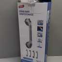 TAILI Shower Grab Bar 2 Pack 16 Inch Suction Grab Bars for Bathtubs & Showers, Heavy Duty Shower Handle Removable Shower Handrails for Elderly and Seniors, No Drilling Waterproof, Silver, 