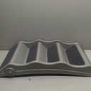 Amazon Basics Foldable Non-Slip Pet Stairs, Steps for Dogs and Cats, 14.6'' W x 22.75'' D x 19.5'' H, Grey