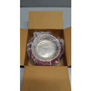 Combo of Anti-Skid Water and Food Feeding Bowls Pack of 2 Stainless Steel Pet Bowl Black & White, 23.66 fl oz Each, Black + Red