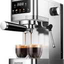 SHARDOR Espresso Machine 20 Bar, Professional Espresso Machine with Milk Frother and Touchscreen, Expresso Coffee Machines with Adjustable Temperature,for Cappuccino, Latte
