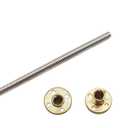 2pcs 500mm Tr8X8 Lead Screw with T8 Brass Nut for 3D Printer Machine Z Axis(Acme Thread, 2mm Pitch, 4 Start, 8mm Lead)