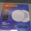 BLNAN LED Flush Mount Ceiling Light Fixture with Remote Control, 15.4 Inch 3000K-6500K Dimmable Round Low Profile Ceiling Lamp for Living Room Bedroom Kitchen, 15.4Inch 36W