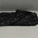 B-COOL Black Sequin Table Overlay 50x50 inch Square Sequin Tablecloth Halloween Sparkle Glitz Tablecloth Popular Sequin Decoration Tableclcoth