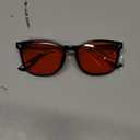 Gaoye Black with Red Lenses Blue Light Glasses for Computer & Gaming - Anti UV Ray Lenses, Scratch-Resistant & Comfort Fit (Medium)