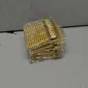 Premium Gold Mini Dessert Utensils Set - 120-Piece (60 Forks & 60 Spoons) with Beaded Handle, 4.4 Inch BPA-Free Plastic, Appetizer Utensils for Parties, Charcuterie Boards & Tasting Events