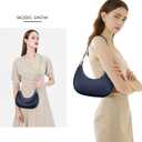 KKXIU Shoulder Bag for Women Small Purse Cute Clutch Hobo Handbag Trendy Crescent Bag