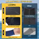 Wetsuit, 5/4mm Upgrade CR Neoprene Wetsuits for Men and Women, Ideal Thermal Wet Suit in Cold Water, Front Zip for Surfing Snorkeling Diving Swimming, Size L