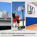 Buzzlett 9594 Basketball Backboard Mounting Kit - Compatible with Lifetime Backboards Only, Heavy-Duty Steel Brackets with 3 Installation Options (Wall, Roof, Pole), Weatherproof for Outdoor Use