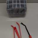 620pcs Push-Type Retainer Clips, Bumper Fender Nylon Rivets of 16 Most Popular Sizes and 5 Fastener Removers for Most Models