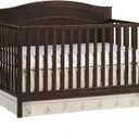 Oxford Baby North Bay 4-in-1 Convertible Crib, Espresso Brown, GreenGuard Gold Certified