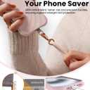 ORNARTO Adjustable Phone Lanyard Crossbody & Wrist Strap, Durable & Skin-Friendly, Universal Fit for All Phones, Pink
