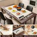 Warming Mat for Food Electric Food Warming Tray for Buffet withFast Heating Mat with Timer and 4 Heat Levels, Portable Rollable Food Warming Mat for Countertop Portable Heating Pad for Parties Family (White)