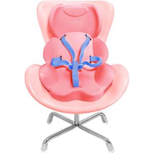 Christmas Elf Doll Accessories - Car Seat for 7-15 Inch Dolls, Air Vent Mount with Display Stand, Elf Props & Ideas for Christmas (Double Layer Grapefruit Pink)