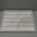 Large Stone Dish Drying Mat for Kitchen Counter,Quick Dry Stone Dishes Mats,Marbled Water Absorbing Diatomaceous Earth Drying Pad for Countertop Bottles Utensils Cups(Yellow White 24"x16"&8"x4")