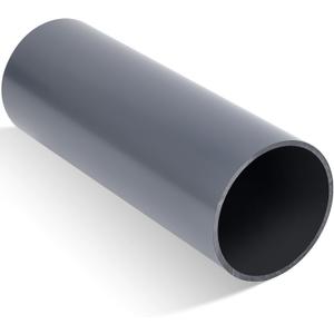 Glooglitter 8" Schedule 40 PVC Pipe, Gray Heavy Duty PVC Tubing, Large Diameter for DIY, Drainage, Pond, Dock & Home Improvement Projects(8" X 2')