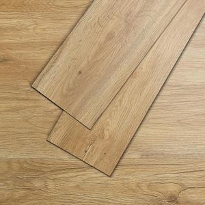 Mysflosy Peel & Stick Floor Tile, 36-Pack 54 Sq.Ft Waterproof Luxury Vinyl Flooring Self-Adhesive, Wood-Look Vinyl Planks for DIY Installation (36 x 6 inches, American Oak)