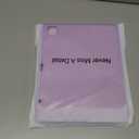 DTTO for iPad Air 13 Inch Case M4/M3/M2 2026/2025/2024, iPad Pro 12.9 Inch Case (6th/5th/4th/3rd Gen), Smart Slim Trifold Stand Soft Cover with Pencil Holder, Taro Purple