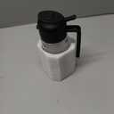 TrendPlain 16oz/470ml Glass Olive Oil Sprayer for Cooking  2 in 1 Olive Oil Dispenser Bottle for Kitchen Gadgets and Air Fryer Accessories, Salad, BBQ - Black