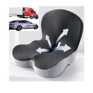 Memory Foam Truck Seat Cushion for Truck Driver Ergonomic Driver Seat Cushion with Lumbar Support & Sciatica Relief, Ideal Car Seat Cushions for Driving & Semi Truck & Office Chair