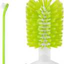 2pcs Turtle Brush, Turtle Shell Brush with Suction Cup Turtle Shell Scratcher Tortoise Shell Cleaning Brushes Turtle Exfoliate Brush Turtle Scrub Brush Aquatic Tortoise Tank Supplies