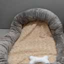 JOYELF Medium Memory Foam Dog Bed Orthopedic Dog Bed & Sofa with Removable Washable Cover and Squeaker Toy as Gift (Medium-31.5"x22")