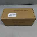 Cisily Kitchen Sink Caddy - Sponge Holder and Organizer with High Brush Holder, Rustproof 304 Stainless Steel Sink Accessories (Brown) (9.25)