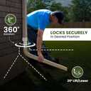 Directional Downspout Connector, 2.6 x 2.6", 360-Degree Rotation, Adjustable Angle (White)