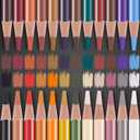 PANDAFLY Professional Colored Charcoal Pencils Drawing Set, Skin Tone Colored Pencils, Pastel Chalk Pencils for Sketching, Shading, Coloring, Layering & Blending, 24 Colors
