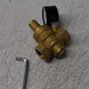 Water Pressure Regulator 3/4 inch with Gauge, Made of 100% High Hardness Brass, Adjustable Water Pressure Reducing Valve Water for Home DN20
