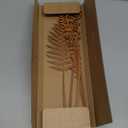 Metal Flowers for Outside,Garden Stakes Decorative,Flower Bed Decor Plant Stakes,Garden Statues Outdoor Clearance,Metal Yard Art Outdoor,Plant Decorations for Pots (5 X Fern)