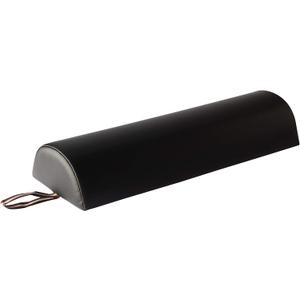 Master Massage 6" Half Round Bolster - Black