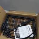 Hanging Pot Rack,32-Inch Ceiling Pot Rack for Kitchen,Space-Saving Pot Hanger with 16 Detachable S Hooks,Sturdy Metal Frame,Industrial Style,for Pot, Pan Storage,Space-Saving