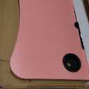 Lap Desk with Storage Drawer, Holders for Cup and Tablet, Tray Table with Foldable Legs, Laptop Bed Stand, Portable Standing Table for Sofa Couch Floor (23.6", Pink)