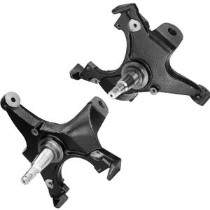 Front 2" Drop Lowering Spindles Steering Knuckle for Chevy GMC C1500 C2500 1988 1989 1990 1991 1992 1993 1994 1995 1996 1997 1998 Suburban Tahoe Yukon 2WD 1.25" Rotors 6 Lug Models Only