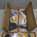 Crymfrynt Stainless Steel Stove Gap Covers Filler (2 Pcs), Stove Guard for Kitchen Oven Counter Side Gap, Heat Resistant and Easy to Clean, Easy Retractable Length 13.8" to 27.5" Width 0.79”, (Black), Set of 3