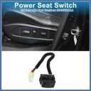 Power Seat Switch No.68157564AA Car Adjust Recline Recliner Switch for Ram 1500 2500 3500 Black