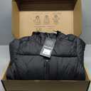 PUREMSX Womens Long Puffer Coat, Warm Thick Insulated Quilted Outdoor Windproof Hooded Jacket XS-XXL (Large, Black)