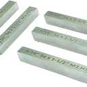 Set of 5 x HSS M2 Cutting Tool Bits for Milling Fly Cutters & Lathe's Turning Tools (3/16" Square x 1-1/2" Long)