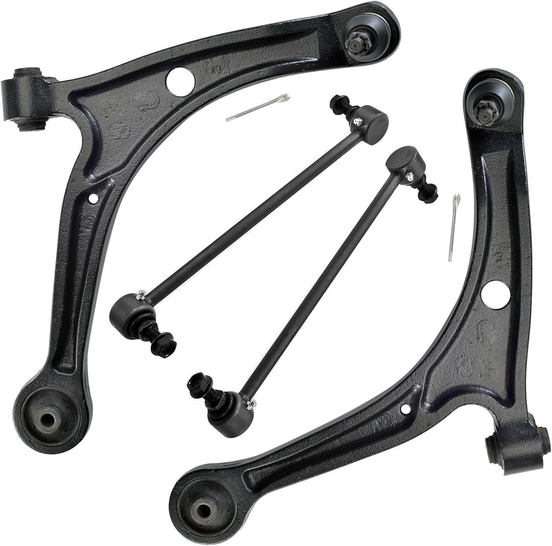 ASTARPRO - Front Suspension Kit for 2006 2007 2008 Honda Pilot, 2 Lower Control Arms w/Ball Joints + 2 Sway Bar Links, 2006 Acura MDX Replacement 4pc Suspension Kit, Honda Pilot