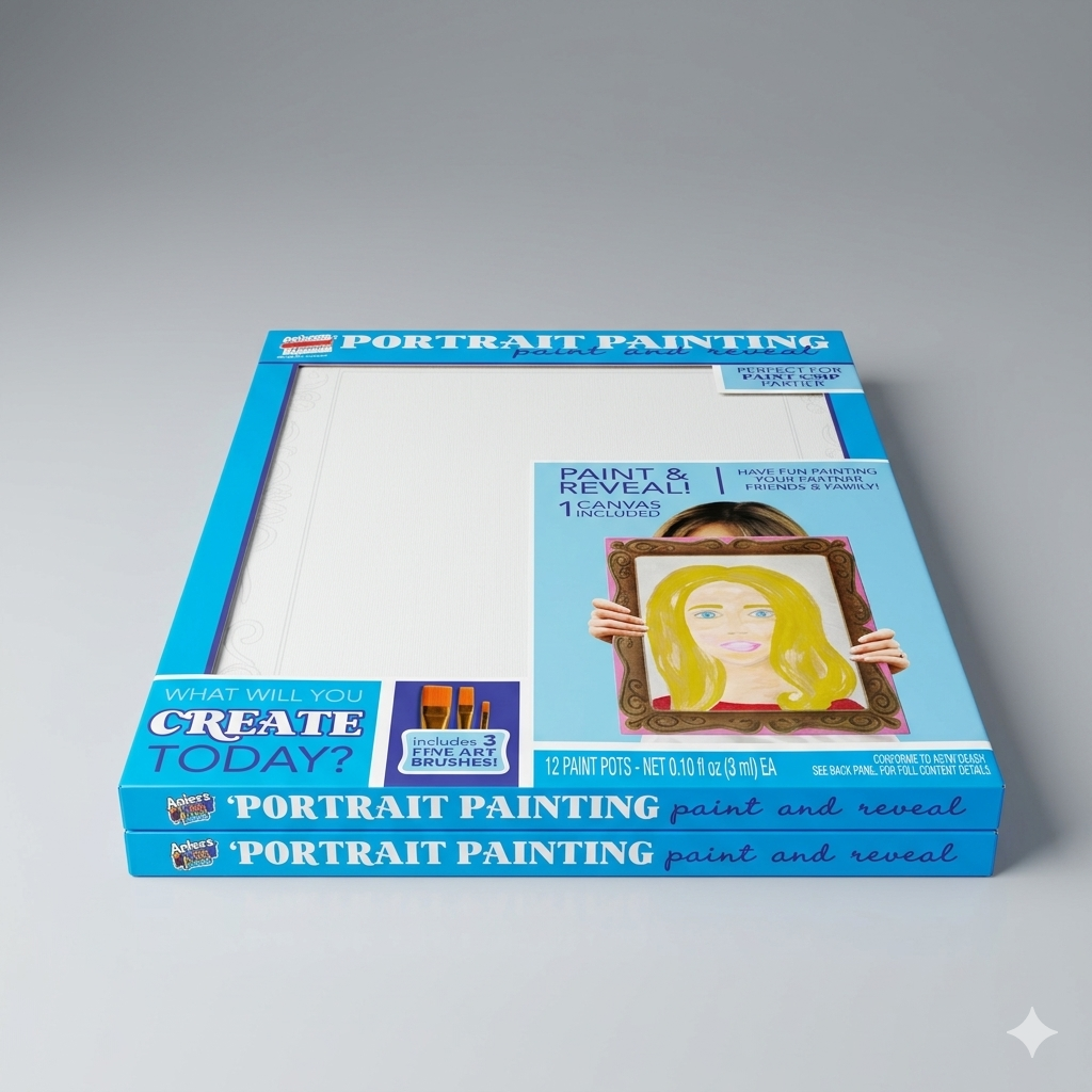 Portrait Painting, ages 4+ (2pcs)