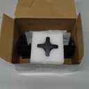 Anti Theft Ring Doorbell Mount - Renter Friendly Ring Doorbell Holder for Apartment Door - All Metal Ring Door Bracket Blink Doorbell Mount No Drill (Frosted Black)